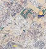 نقشه مشکین دشت با تصویر ماهواره