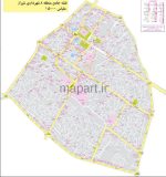 نقشه منطقه هشت شیراز