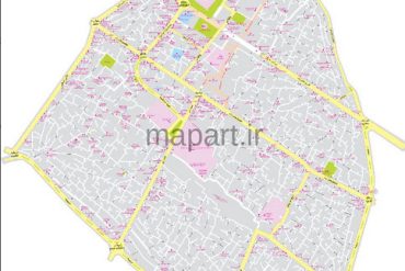 نقشه منطقه هشت شیراز