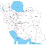 نقشه وکتور ایران PDF