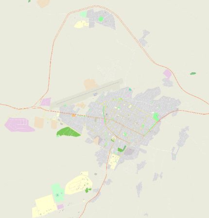 نقشه gis شهر بجنورد