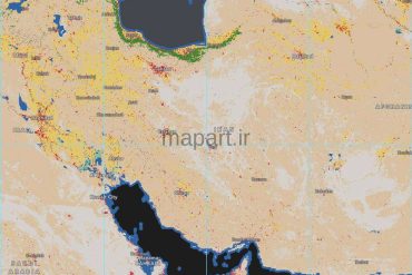 نقشه کاربری زمین ایران 2020