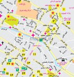 نقشه گردشگری شیراز 1388 - تصویر 2