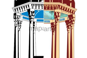وکتور آرامگاه حافظ