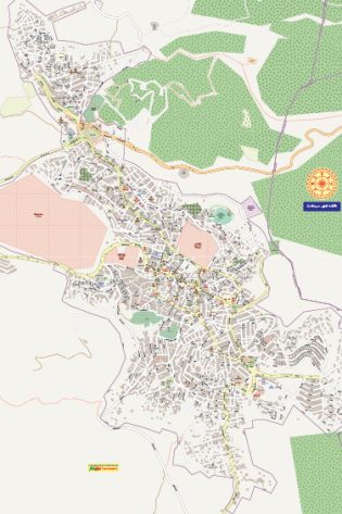 نقشه شهر سردشت