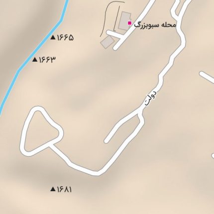 نقشه ارتفاعی شهر لواسان جئورفرنس شده با کیفیت بالا