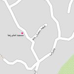 نقشه شهر ارجمند جئورفرنس شده با کیفیت بالا