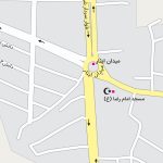 نقشه شهر جوادآباد جئورفرنس شده با کیفیت بالا