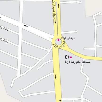 نقشه شهر جوادآباد جئورفرنس شده با کیفیت بالا