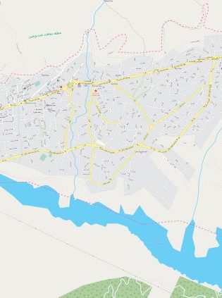 نقشه شهر لواسان