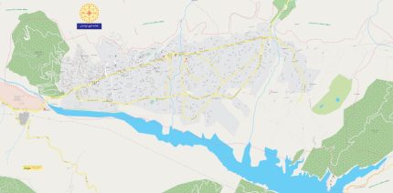 نقشه شهر لواسان