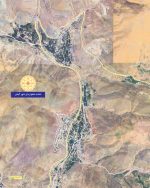 نقشه ماهواره ای شهر آبعلی