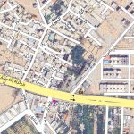 نقشه ماهواره ای شهر باغستان جئورفرنس شده با کیفیت بالا