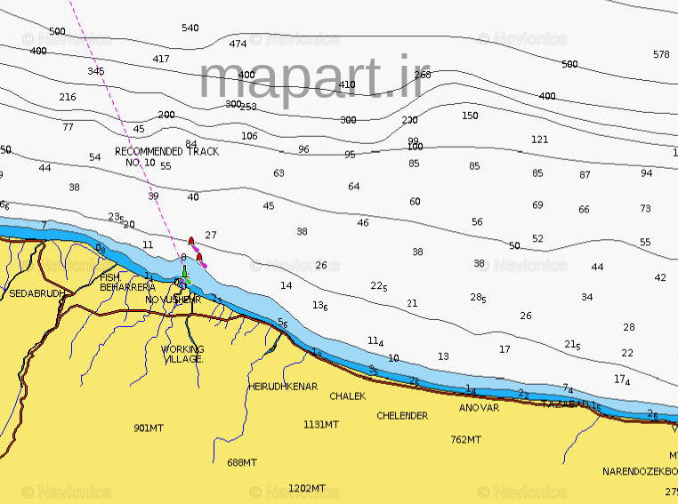 Caspian Navionic Maps Chart