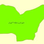 شیپ فایل محدوده شهرداری منطقه ۳ تهران