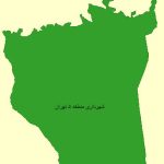 شیپ فایل محدوده شهرداری منطقه ۵ تهران