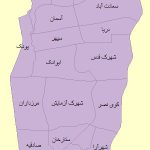 شیپ فایل محلات منطقه 2 تهران