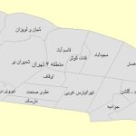 شیپ فایل محلات منطقه ۴ تهران