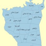 شیپ فایل محلات منطقه ۵ تهران