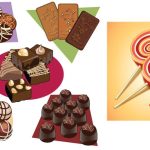 وکتور شیرینی و آبنبات چوبی