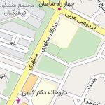 نقشه شهر اندیشه با کیفیت بالا