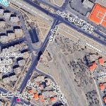 نقشه ماهواره ای شهر اندیشه با کیفیت بالا