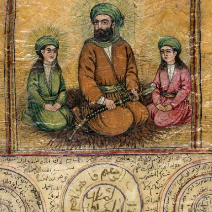 اثر خوشنویسی تذهیب‌ کاری‌ شده
