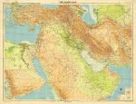 نقشه خاورمیانه 1938 میلادی