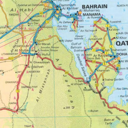 Map of Arabia 1991