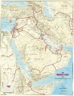 نقشه خاورمیانه 1991 میلادی
