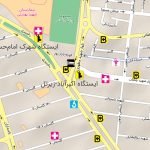 نقشه PDF شهر یاسوج