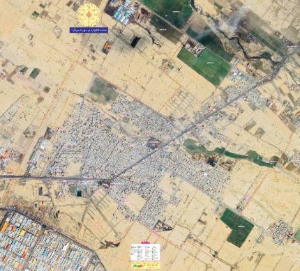 نقشه ماهواره ای شهر حسن آباد