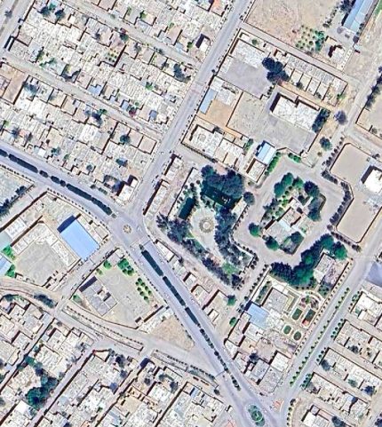 عکس ماهواره ای شهر جویم در استان فارس