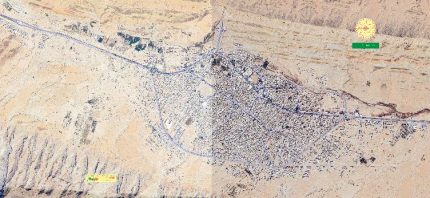 تصویر ماهواره ای شهر اوز