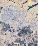تصویر ماهواره ای شهر قیر