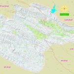 نقشه شهرستان قیر و کارزین