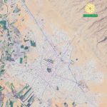 نقشه ماهواره ای شهر فیروزآباد