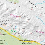 نقشه کامل قیر و کارزین