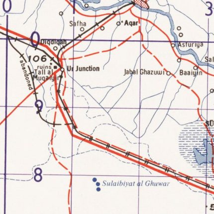 Basra topo map 500000