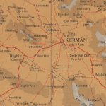 نقشه توپوگرافی کرمان مقیاس 1000000 - تصویر 2
