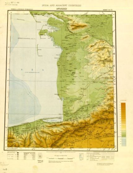 نقشه استرآباد 1922 میلادی