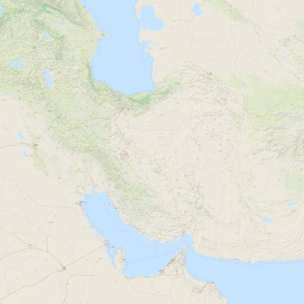 نقشه ایران MapQuest