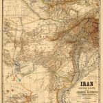 نقشه ایران نیمه شرقی 1878 میلادی