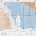 نقشه توپوگرافی بوشهر و قطر مقیاس 1000000