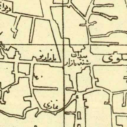 نقشه قدیم بهبهان در سال 1328 شمسی