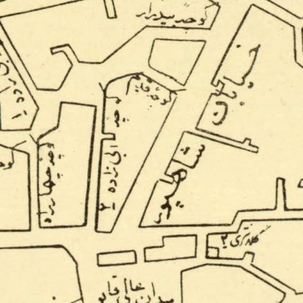 نقشه قدیمی اردبیل 1327 شمسی