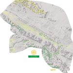 نقشه شهرستان بوانات با توپوگرافی