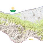 نقشه توپوگرافی استان مازندران